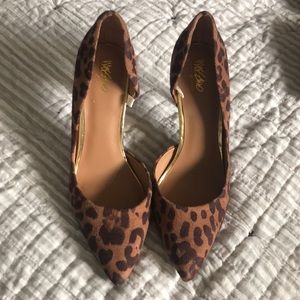 Cheetah high heels